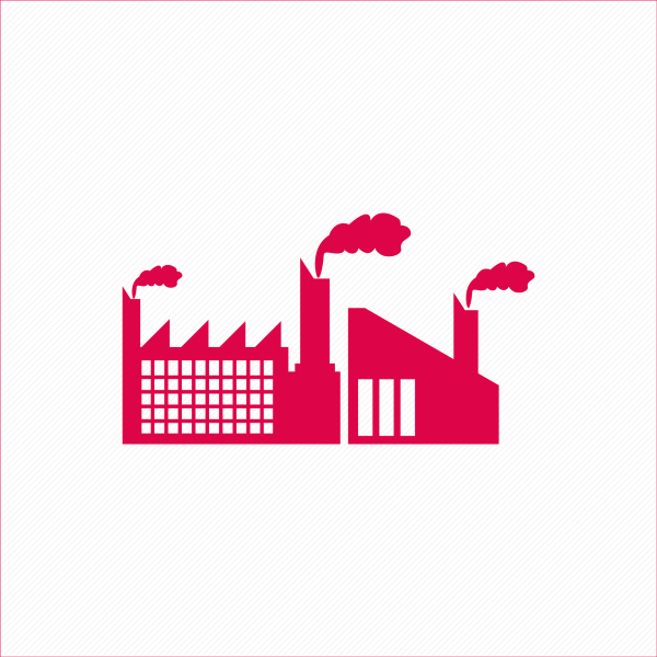 Завод для детей на прозрачном фоне