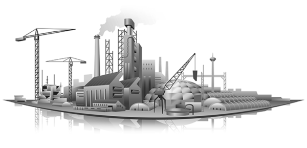 Завод иллюстрация