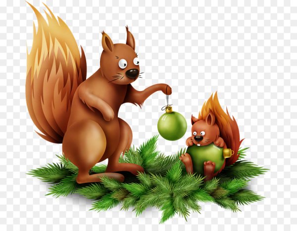 Белочка мультяшная