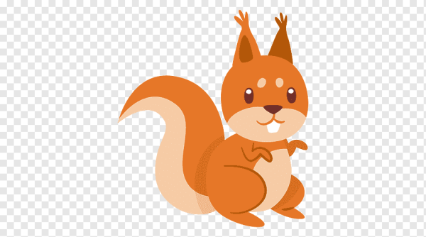 Бельчонок мультяшный