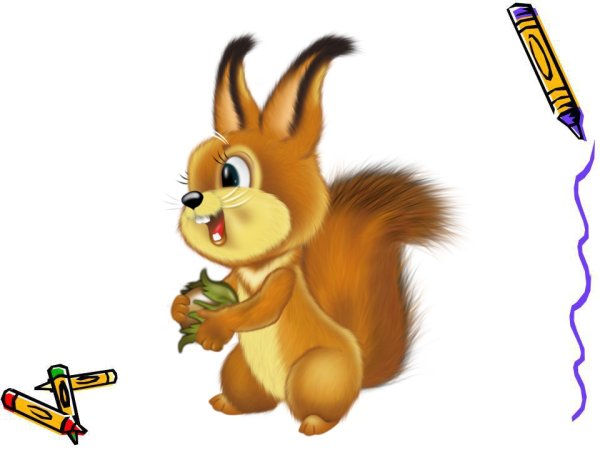 Белочки мультяшные