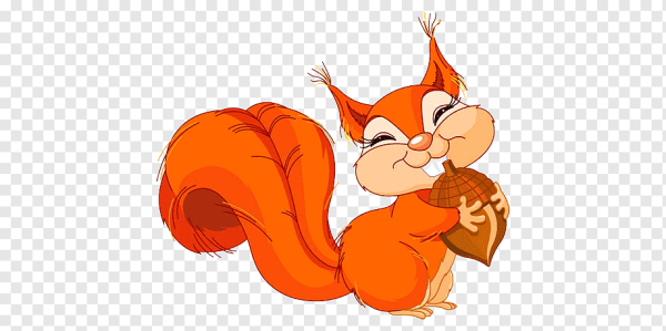 Белка мультяшная