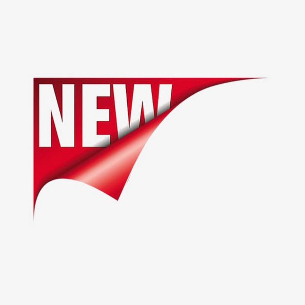 Слово New на прозрачном фоне