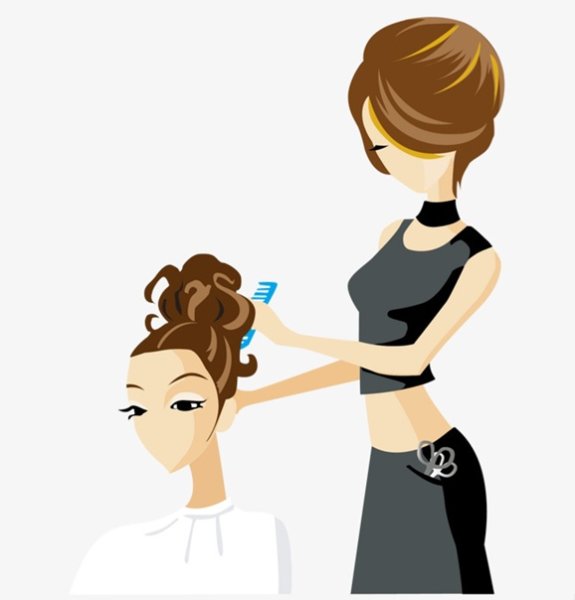 Девушка парикмахер