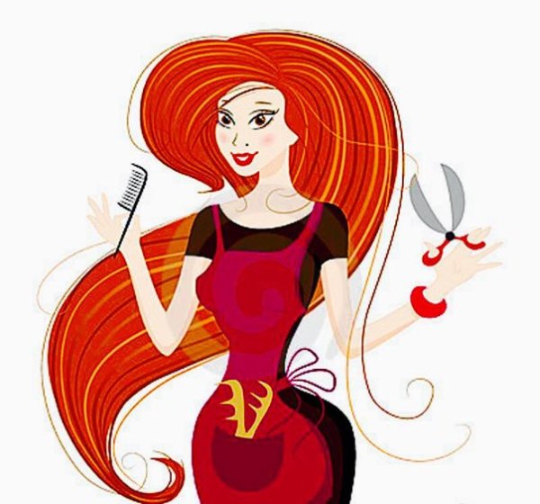 Парикмахер мультяшный