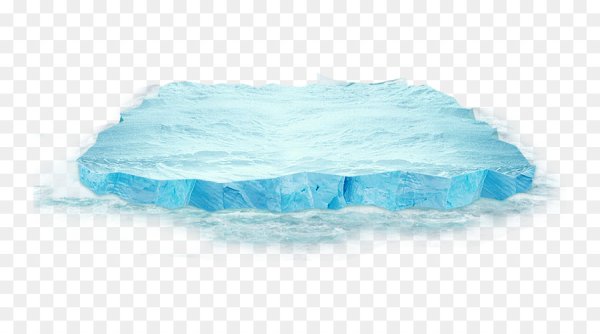 Льдина на прозрачном фоне