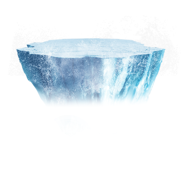 Льдина без фона