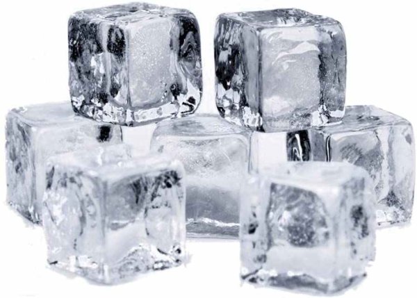 Кусочки льда