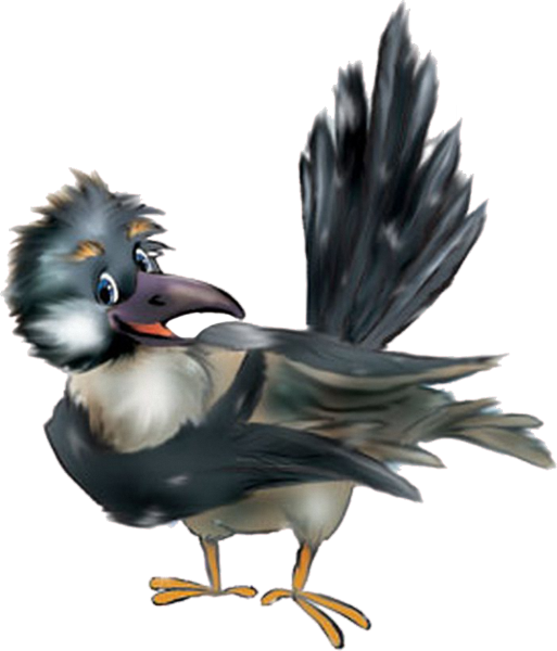 Ворон мультяшный
