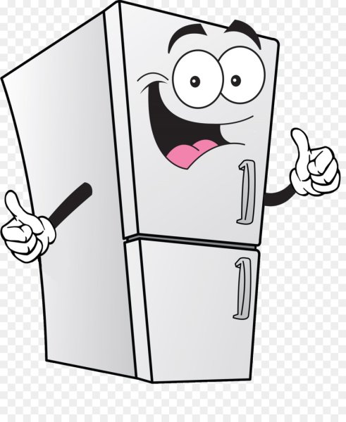 Веселый холодильник