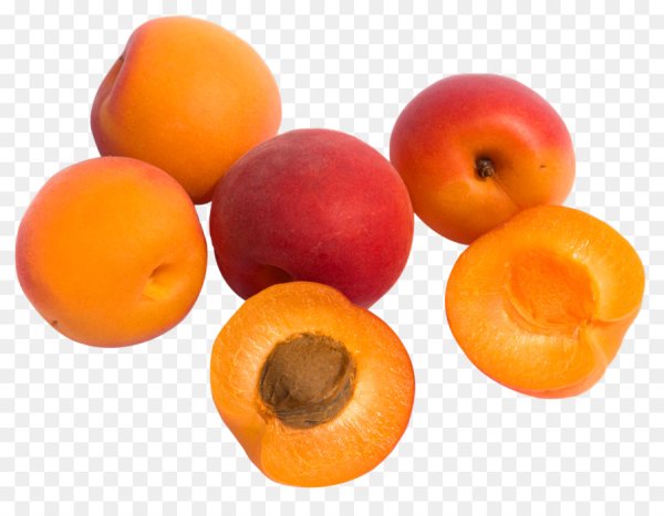 Абрикос на белом фоне