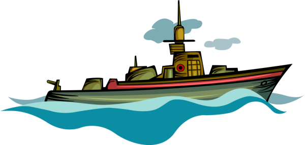 Военный корабль рисунок