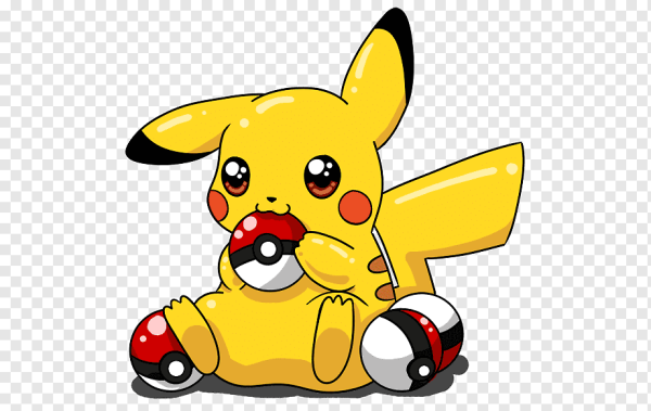 Пикачу мультяшный