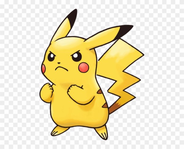 Пикачу на прозрачном фоне