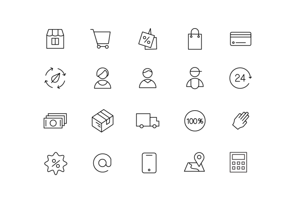 Набор иконок для сайта