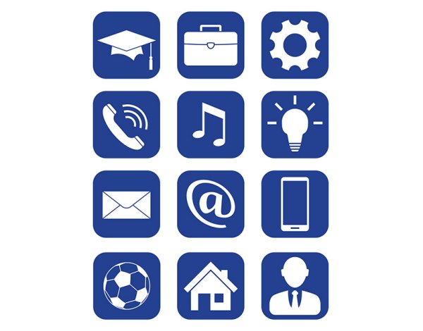 Современные иконки