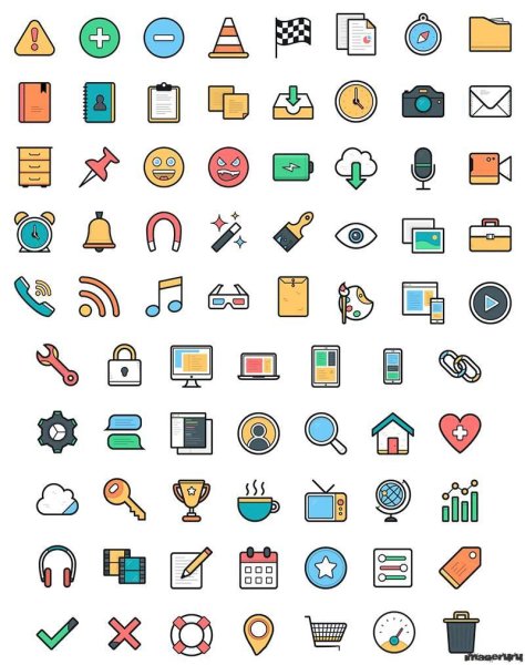 Набор значков для сайта