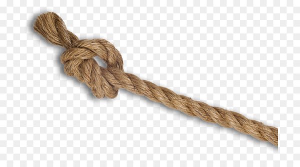 Веревка на прозрачном фоне