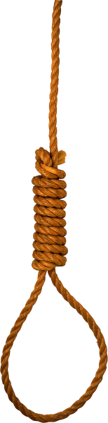 Петля из каната на прозрачном фоне