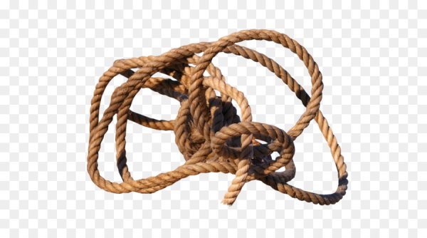 Веревка на прозрачном фоне