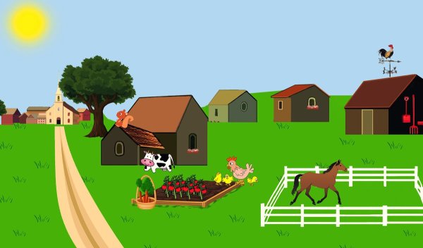 Ферма без фона