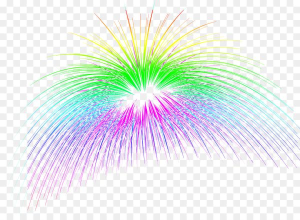 Фейерверк на прозрачном фоне