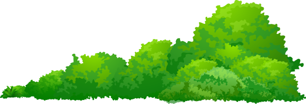 Кусты мультяшные