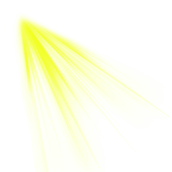 Лучи солнца без фона