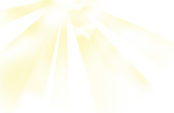 Свет солнца без фона