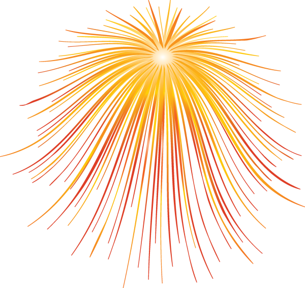 Цветные лучи на прозрачном фоне