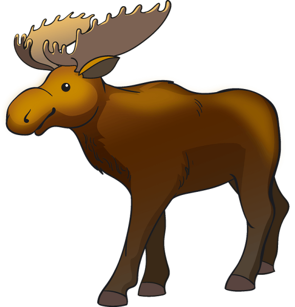 Лосиха клипарт