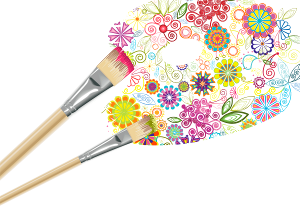 Кисти и краски