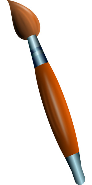 Ребенок с кисточкой