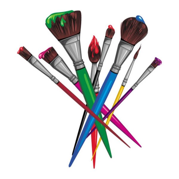 Цветные кисти
