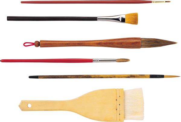 Кисти и краски