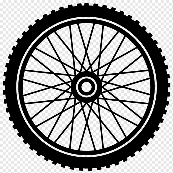 BMX колесо вектор