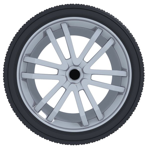 Колесо на прозрачном фоне