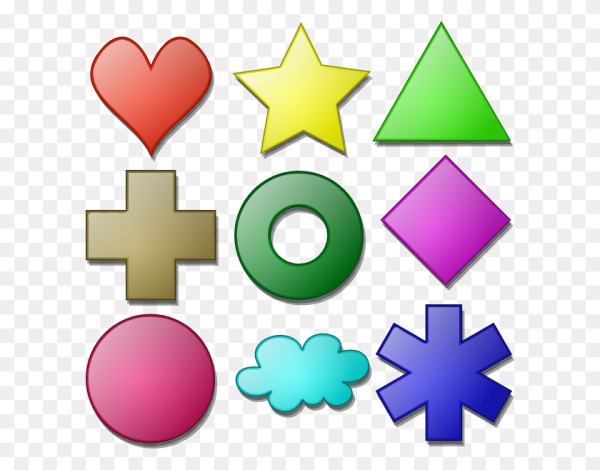 Разноцветные фигуры