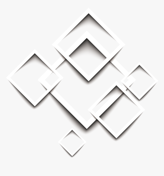 Геометрические фигуры на белом фоне