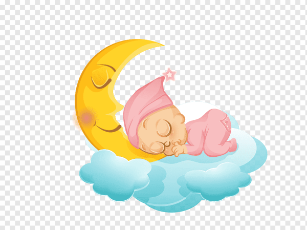 Спящий ребенок вектор