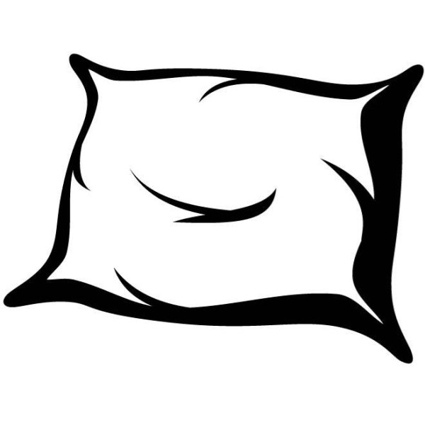 Подушка силуэт