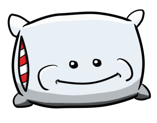 Подушка нарисованная