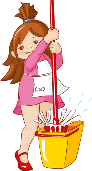 Стикеры уборка