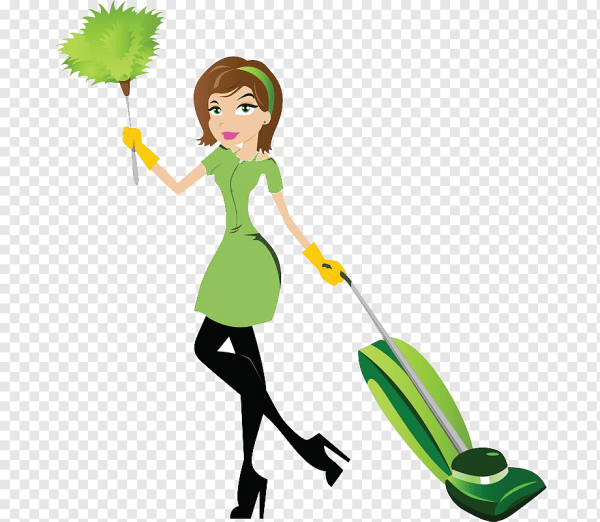 Клининг на прозрачном фоне