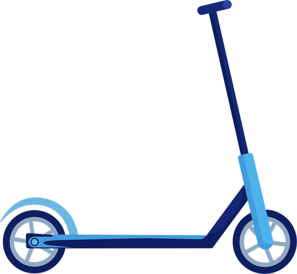 Самокат клипарт на прозрачном фоне