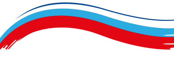 Лента Триколор на белом фоне