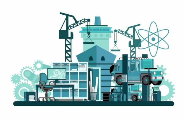 Машиностроение Векторная Графика