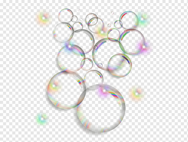 Мыльные пузыри на прозрачном фоне