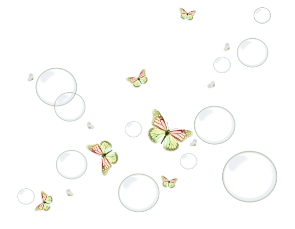 Клипарт пузыри на прозрачном фоне