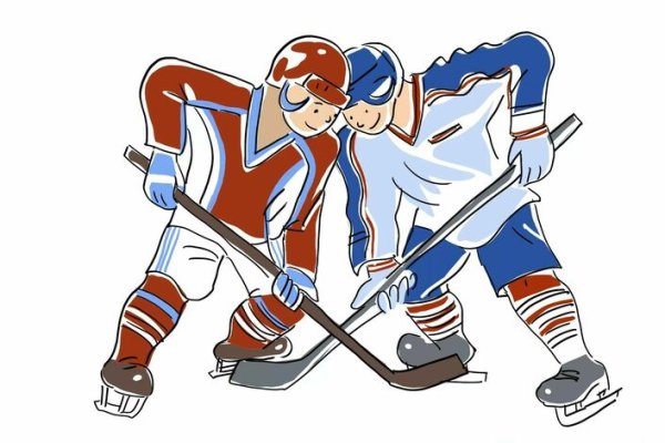 Хоккеист рисунок